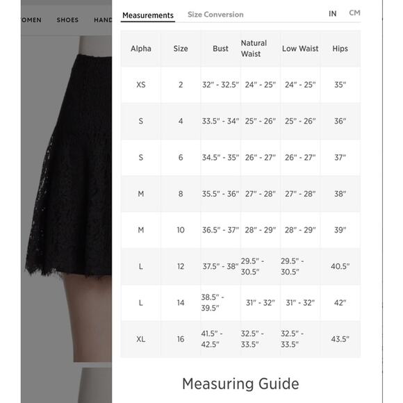 Joie Maika Lace Skirt Caviar Black Size Small $298 NEW - Picture 9 of 9